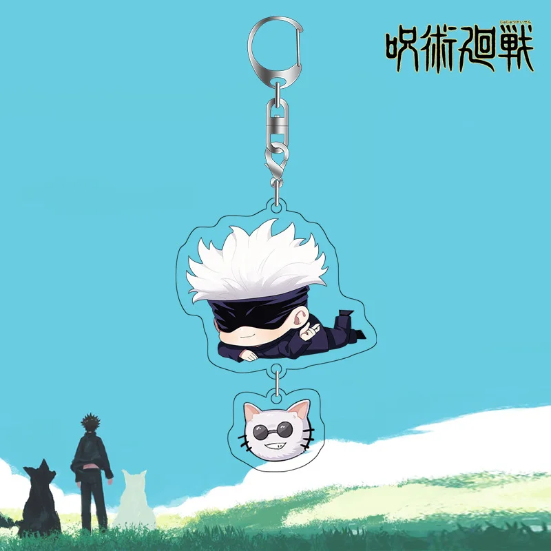 Аниме Коллекция подвеска брелок заклинание возврат Knott Yurenfu черный Megumi акриловый