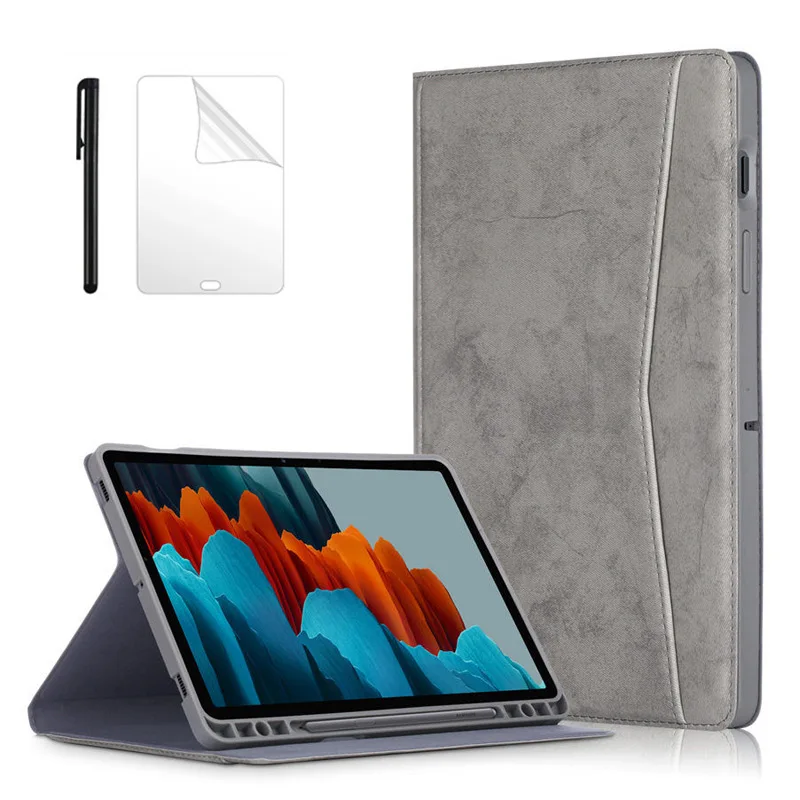 

Чехол из ПУ кожи для Samsung Galaxy Tab S7 T870 T875 11 2020, чехол для Galaxy Tab S7 T870 T875 11 дюймов, чехол для планшета