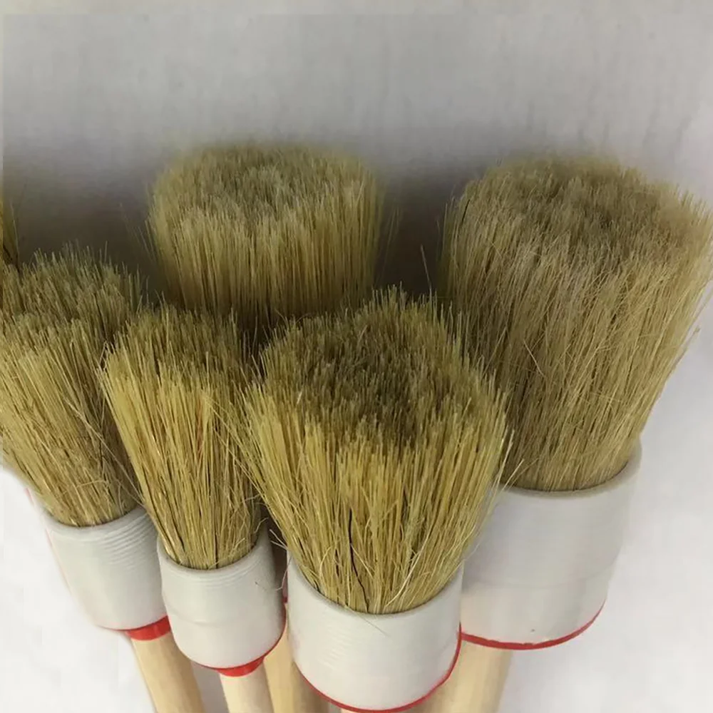 

Durable 5pcs Multifunction Cleaner Brush Set Natural Boar Hair Detail Brush Auto Detailing Brush For Car Polishing Brush