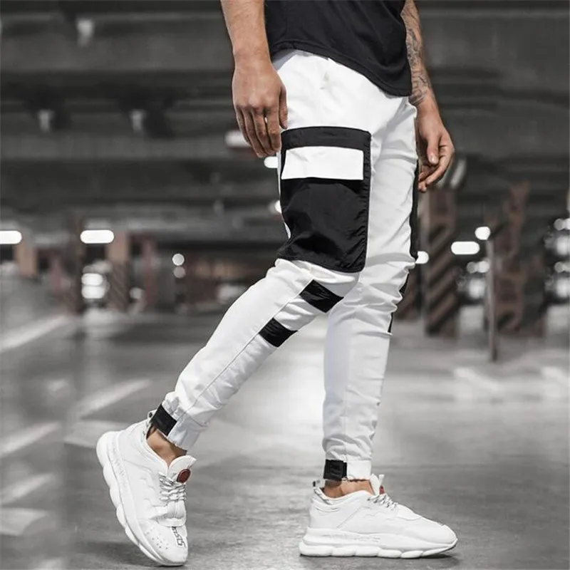 2020 Брендовые мужские спортивные штаны Джоггеры для бега брюки спортивный костюм