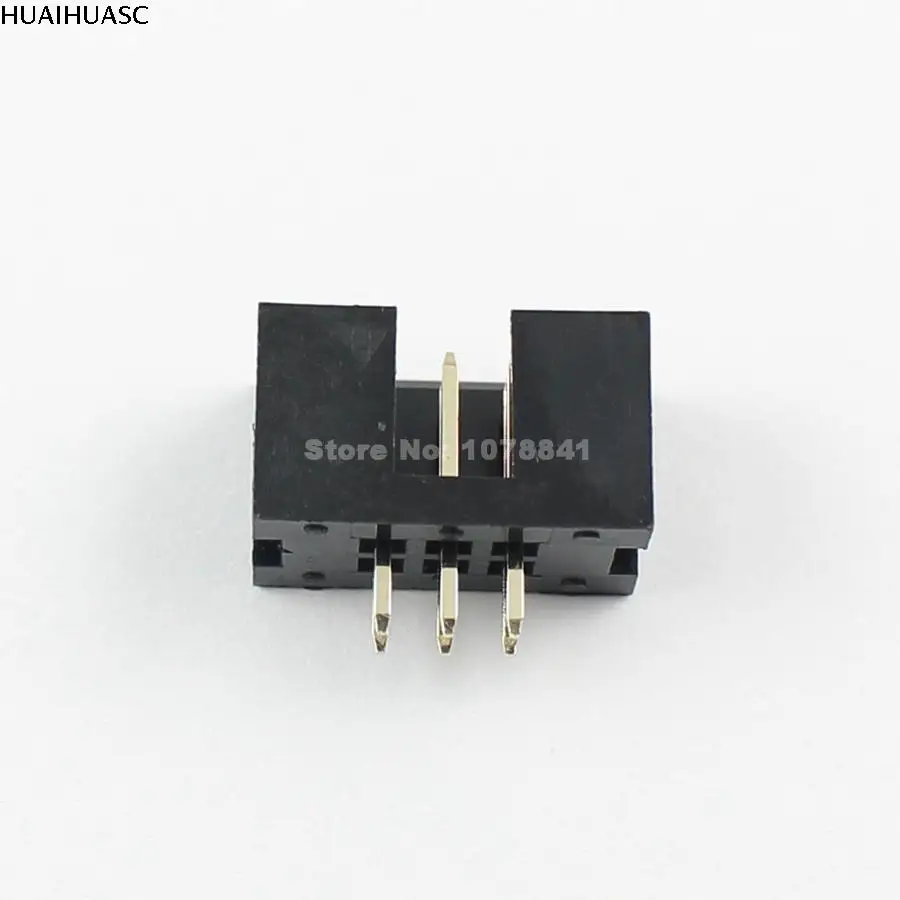 100 шт. 2 54 мм шаг 2x3 Pin 6 прямой мужской окутанный PCB Заголовка коробки разъем IDC |