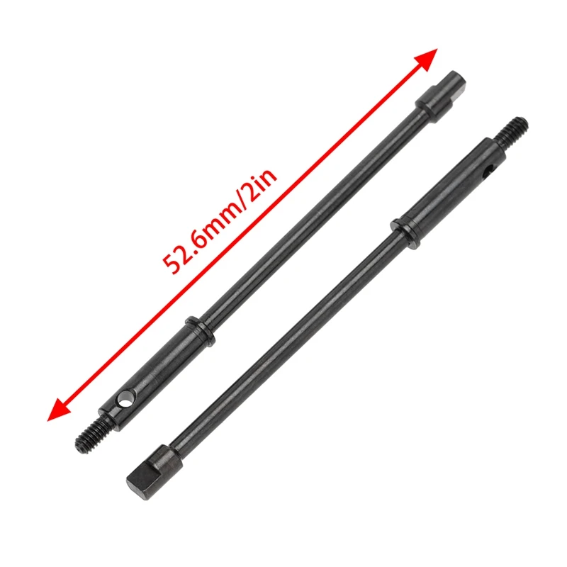 

4mm Widen Steel Drive Stub Axles CVD Joint Drive Shaft Upgrade Parts for 1/24 RC Crawler Axial SCX24 90081 Accessories