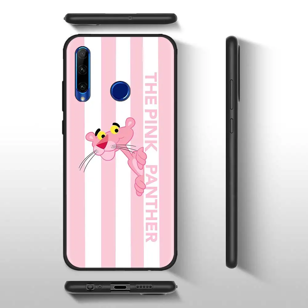 

Pink Panther lovely Cartoon Shockproof Cover for Huawei Y5 Y6 Y9 Prime Y6S 2019 Nova 5T 6 5 5z 7 7i Phone Silicone Shell Fundas