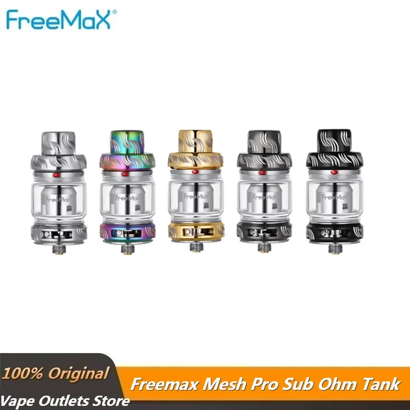 Оригинальный Freemax Vape Mesh Pro Tank 6 мл распылитель Sub ohm углеродное волокно сетка
