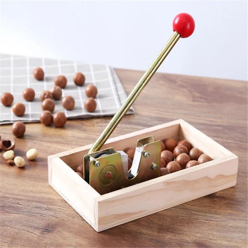 Ручная гайка Macadamia, гайка, машина для изготовления крекеров, орех, орех, Щелкунчик, гайка, инструмент для открывания орехов Macadamia, кухонные аксессуары