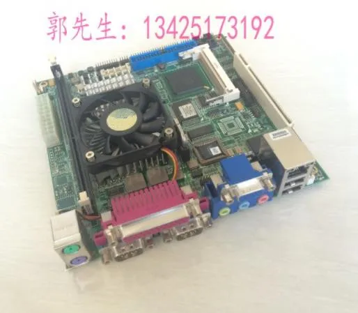 

100% high quality test Embedded industrial computer motherboard EMB-852T version: A1.1 send CPU memory fan