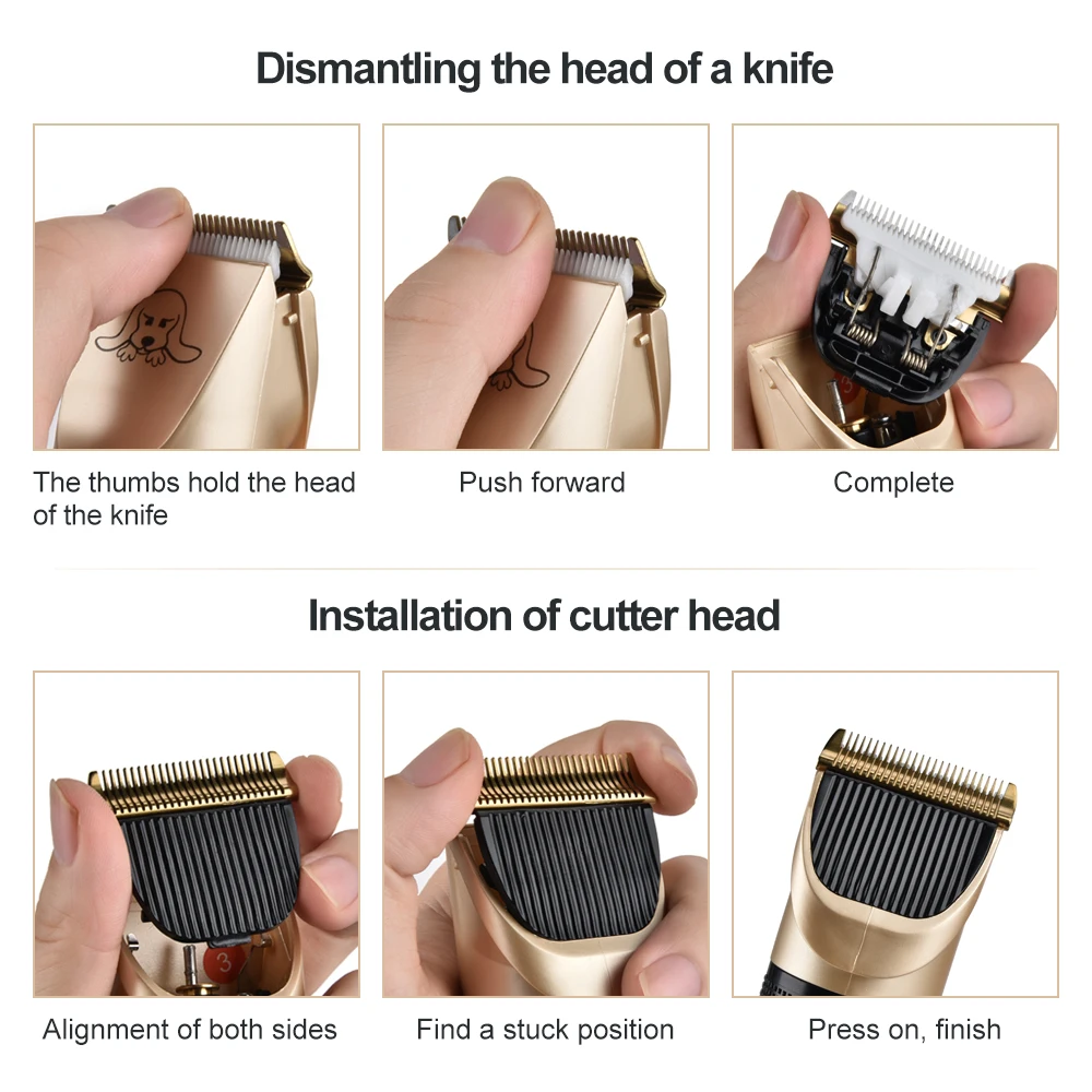 Машинка для стрижки собак триммер груминга домашних животных беспроводная