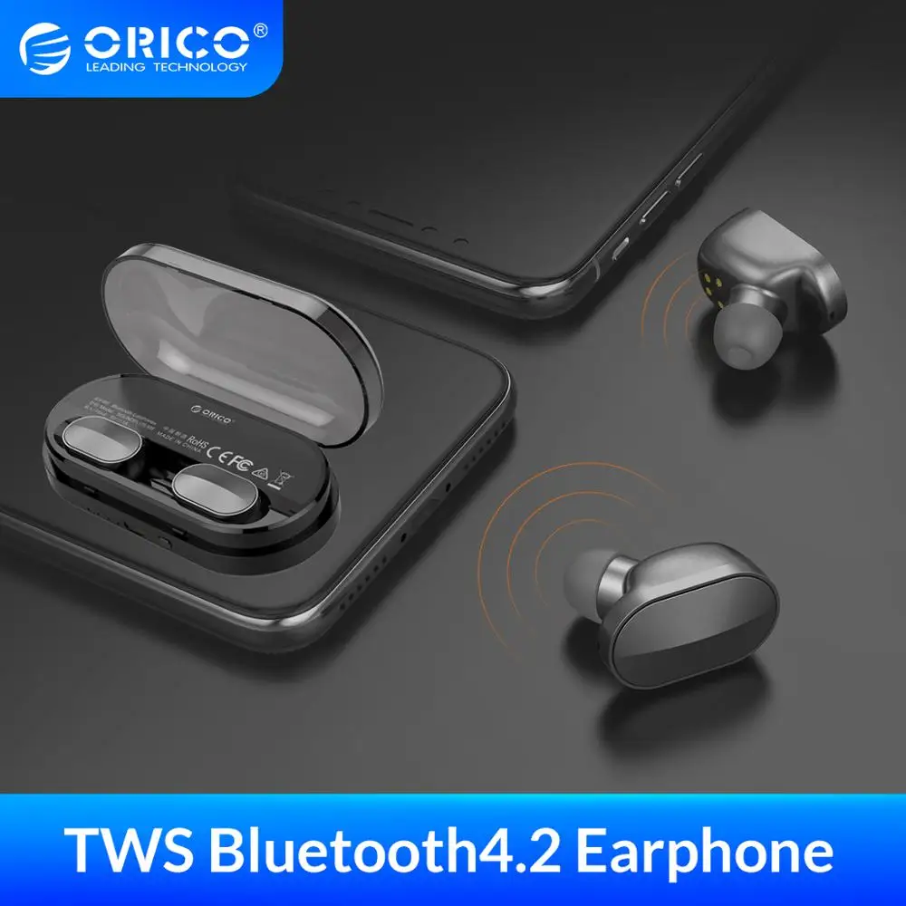 ORICO TWS мини беспроводные Bluetooth наушники 4 2 версия HIFI стерео портативные гарнитура