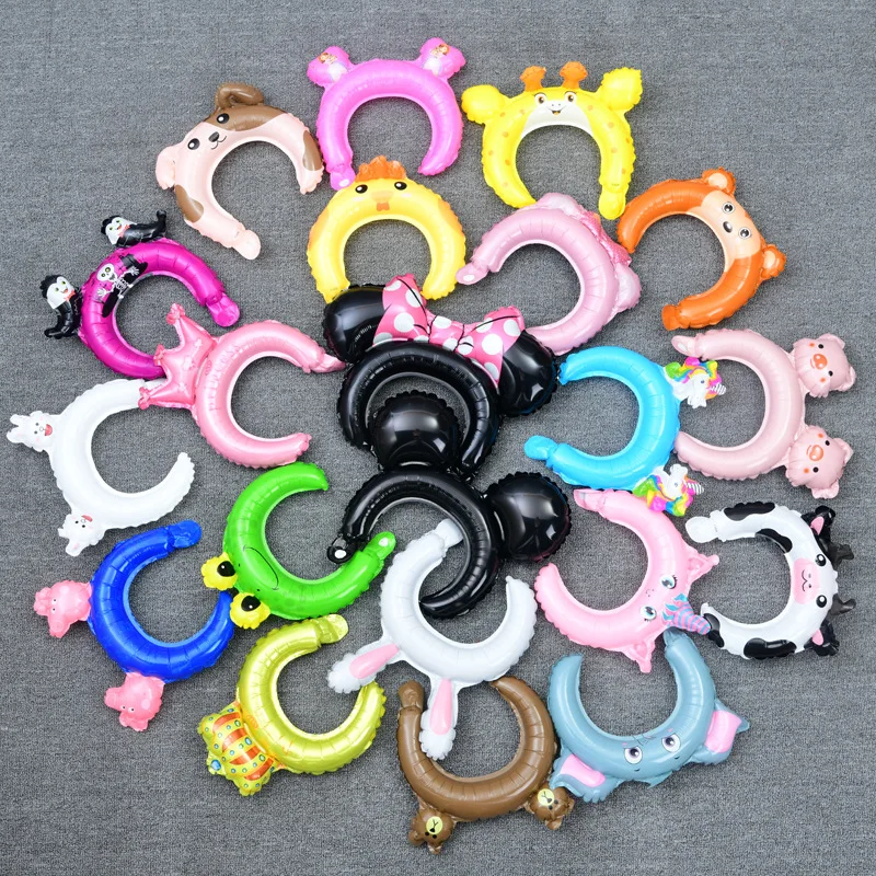 

Тиара с милыми животными, повязка на голову, воздушный шар, лягушка, панда, лиса, тигр, кот, детская игрушка для будущей мамы, украшение на ден...