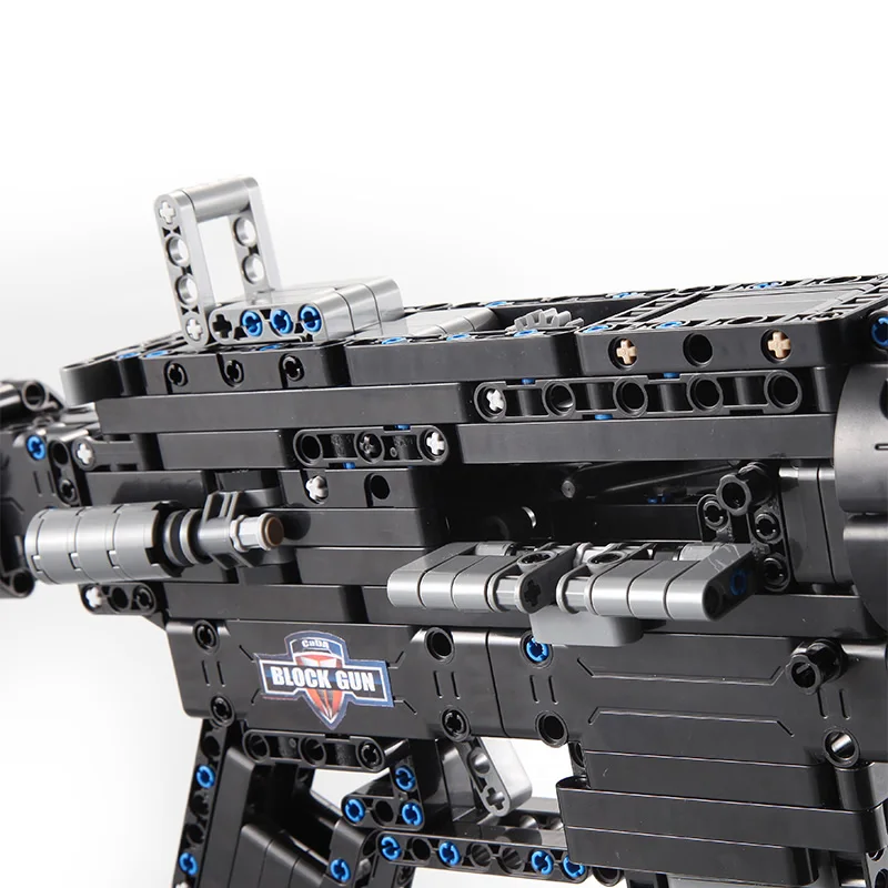 

CADA Technic Bricks 621PCS Building Block M4A16,ww2 Carbine Rubberband Gun Model Military City Launch Toys Gift for Kids HK416