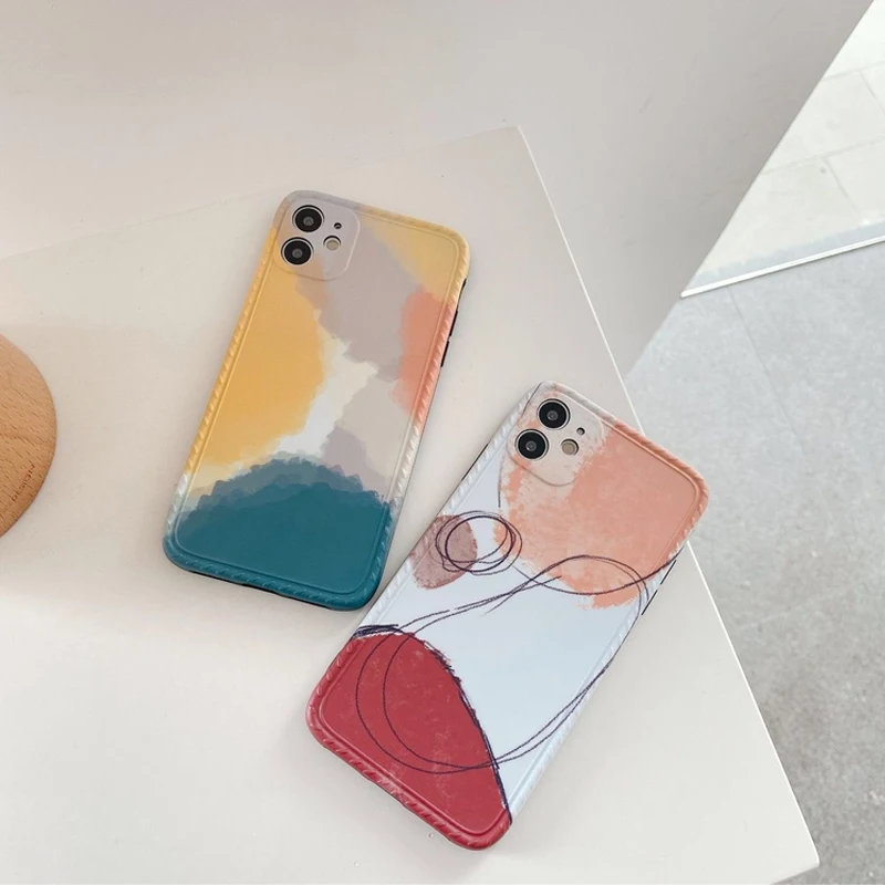 

All-inclusive Drop Resistan Phone Case For iPhone 7 8 SE 11 12 Pro X XR XS Max Liquid Silicone Phone Soft Cover Protective Shell
