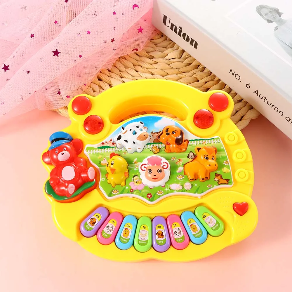 

Children's Animal Farm Piano Music Toy Educational Electronic Organ Baby Playing Instrument Recognition Ability Creative Gifts