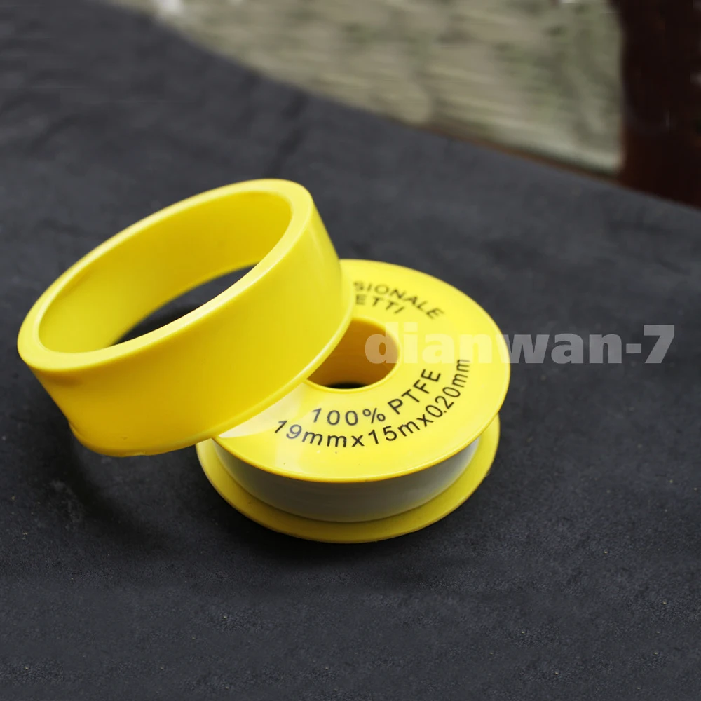 Уплотнительная лента PTFE 19 мм x 15 м 0 2 мм. 190F/370F один рулон упаковки|thread seal tape|thread