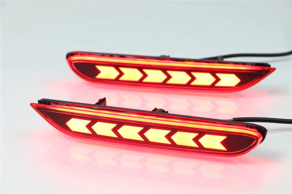 2 шт. Автомобильные светодиодные отражатсветодиодный для Nissan Qashqai 2016 2017 2018|Фара