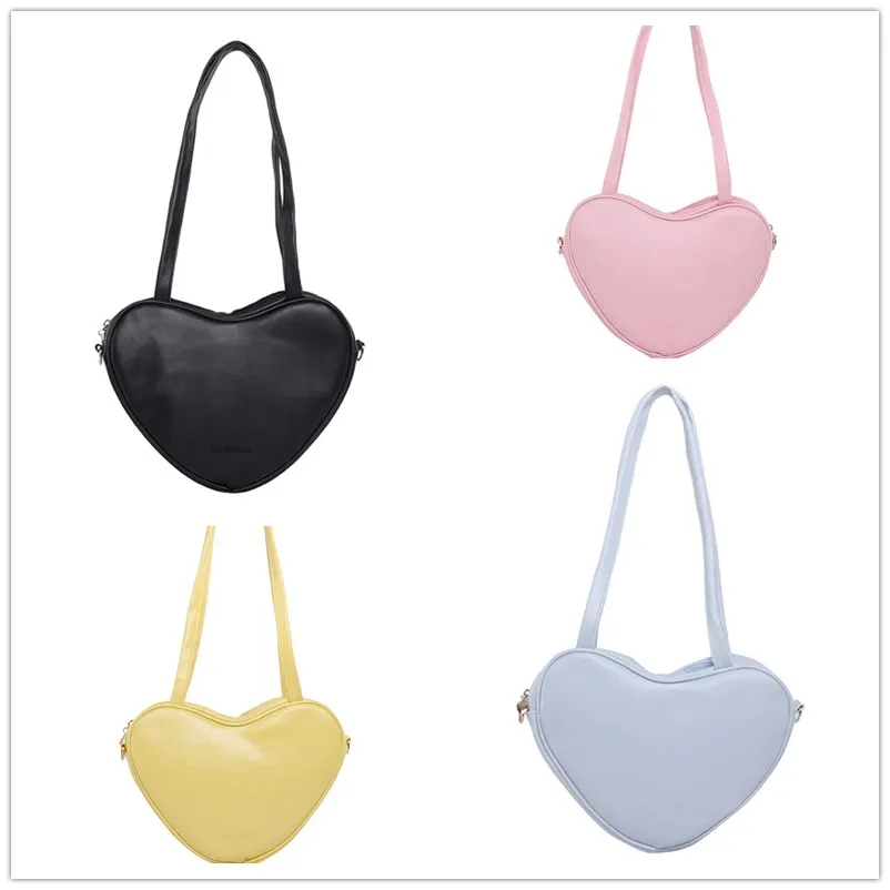 

Anime Fashion Women‘s Heart Shaped Handbag Cute Kawaii Faux Fur Crossbody Bag Shoulder Bag Lady Handbag Christmas gift for girl