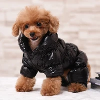 winter pet dog clothes super warm down jackets for small dogs thicken waterproof puppy pet coat chihuahua pug clothing overalls