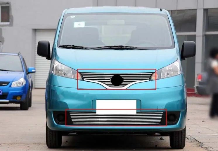 Подходит для Nissan NV200 металлический специальный верхний передний бампер + нижняя