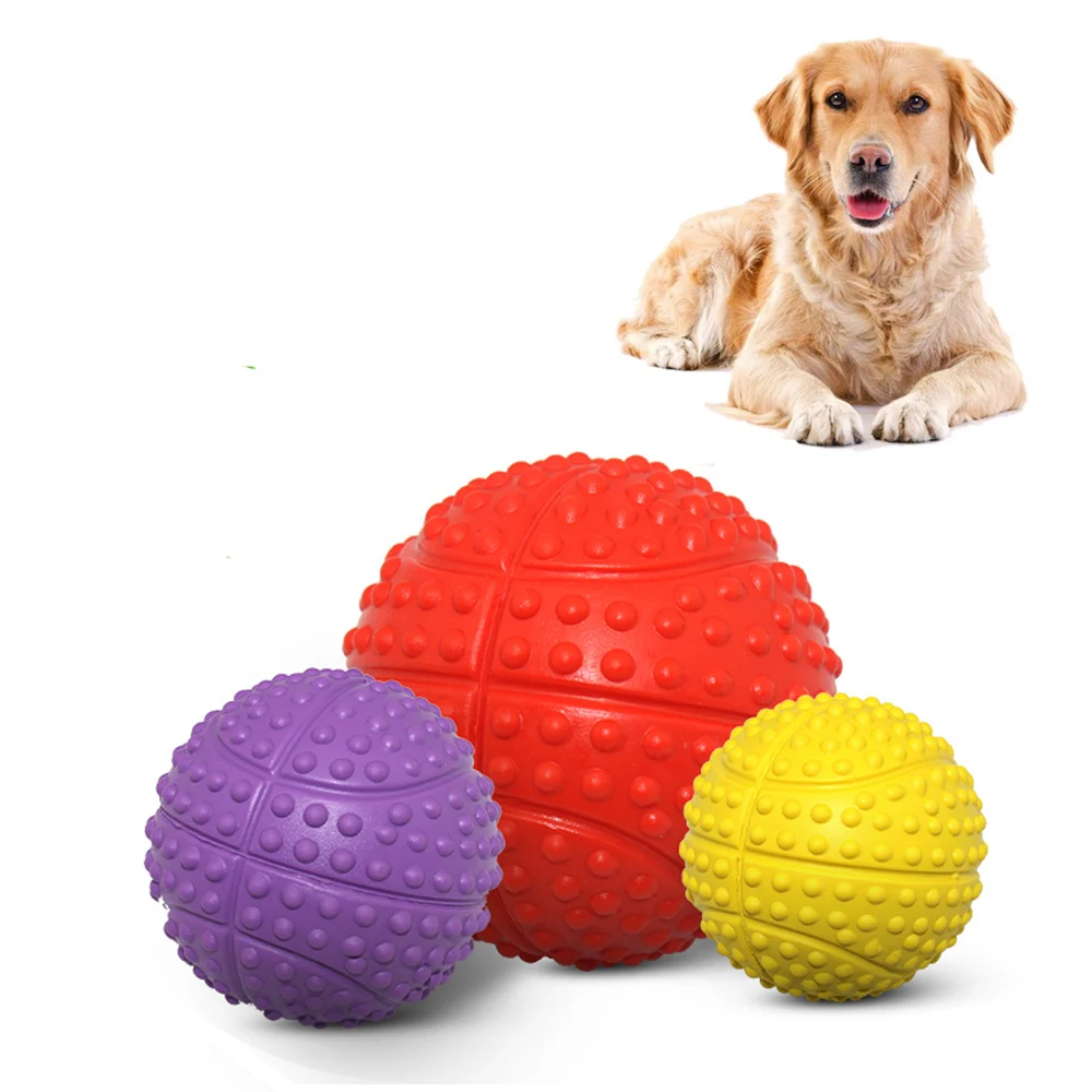 Собака жевательные игрушки шарики резиновая игрушка для домашних животных