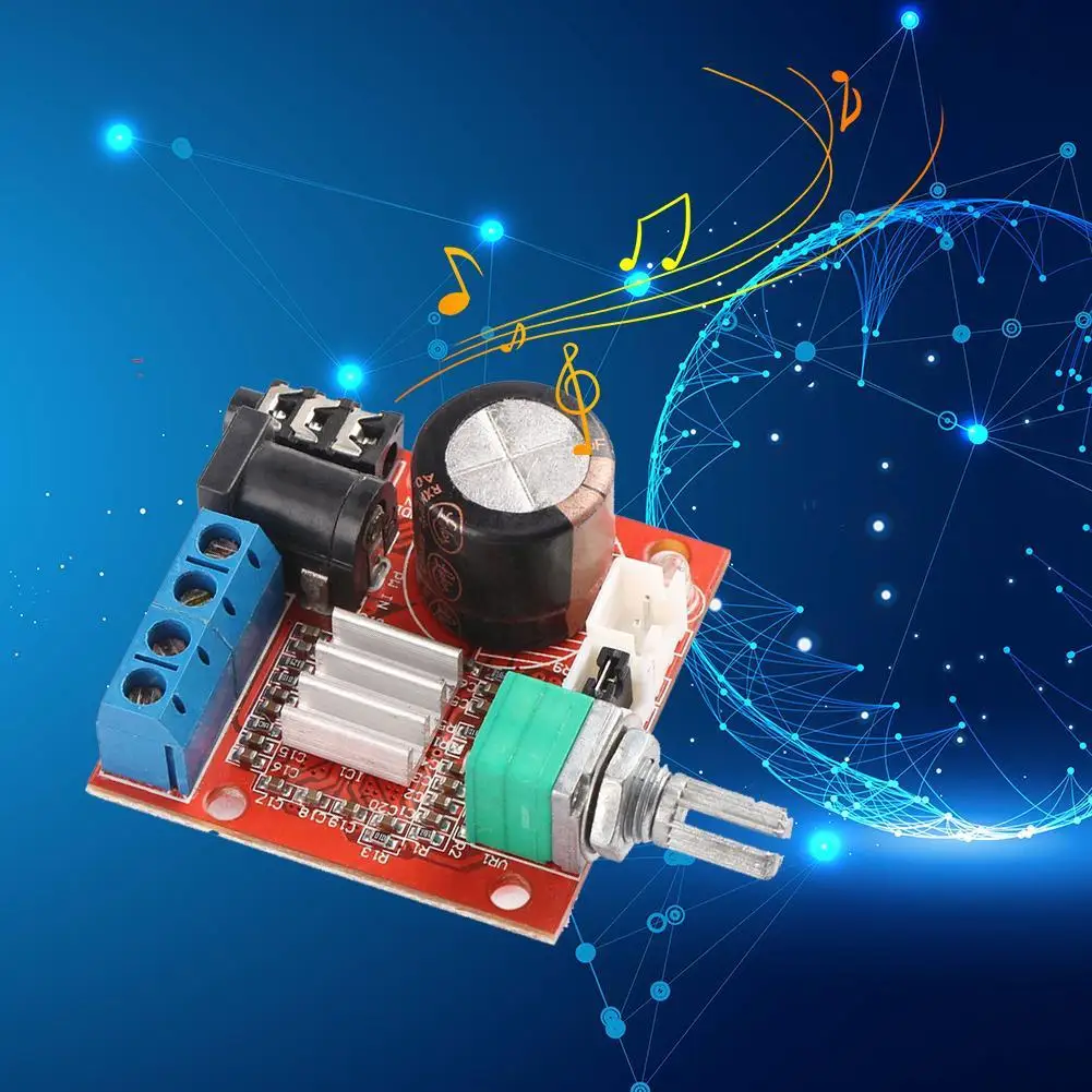 

2V 10W HIFI Mini Power Amplifier Board Audio Stereo Template Amplifier D8C5