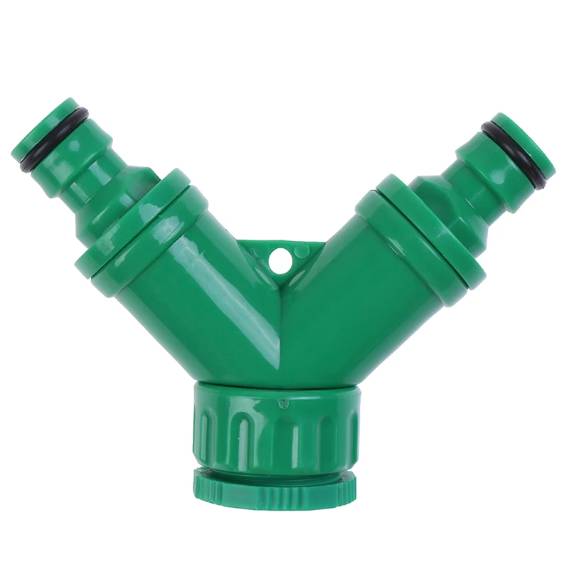 

1pcs Irrigation 2 way Tap Garden Tap valve Hose Pipe Splitter Quick Connector Adapter