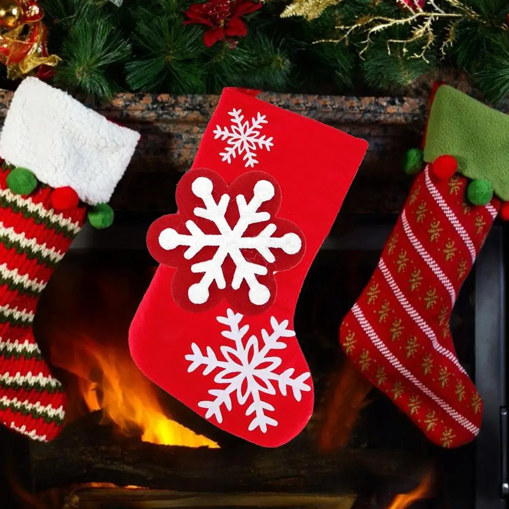 10 шт. рождественские наклейки Санта Клаус Рождественская елка войлочные