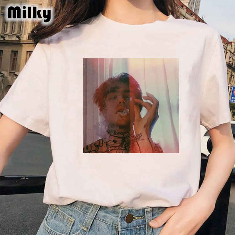 Футболка женская с графическим принтом модная тенниска в стиле Хилл Пип топ панк