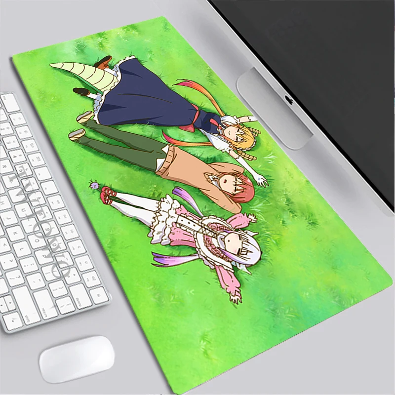 

Mousepad Large XXL Home Mouse Mat keyboard pad Miss Kobayashi's Dragon Maid Gamer Laptop Natural Rubber Soft Office Mice Pad