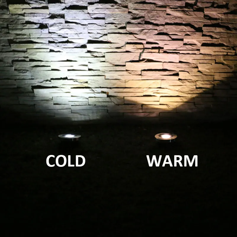 Водонепроницаемый IP 65 холодный и теплый свет светодиодный Солнечный