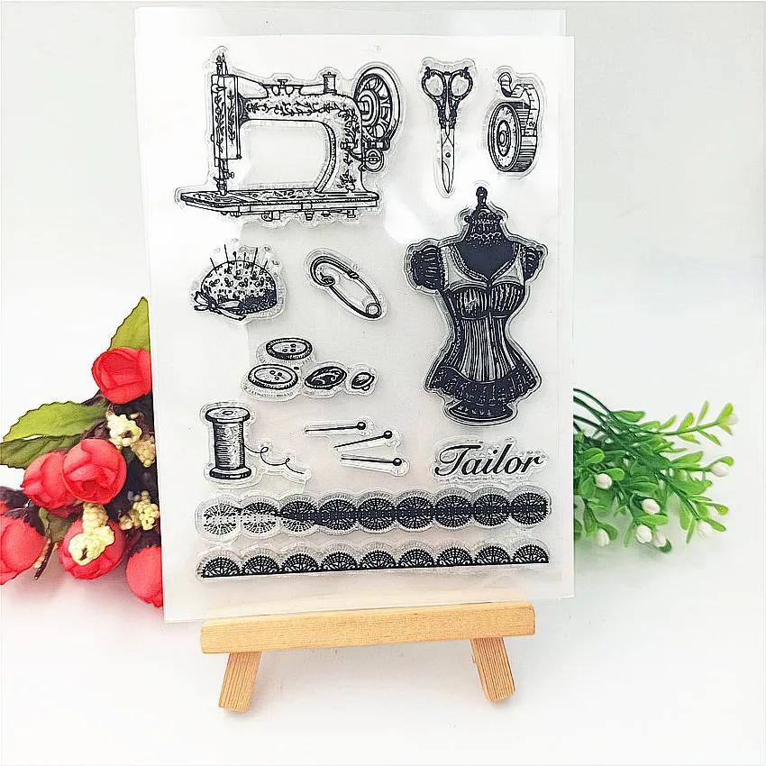 Прозрачные кружевные штампы 11*16 см/Силиконовые пломбы роликовые для сделай сам