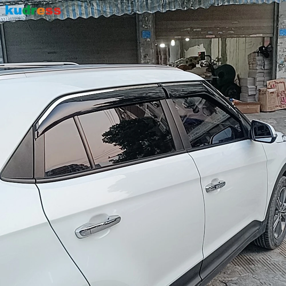 Дефлекторы для окон Hyundai Cantus Creta ix25 2014 2016 2017 2018 2019 защита от ветра дождя чехол