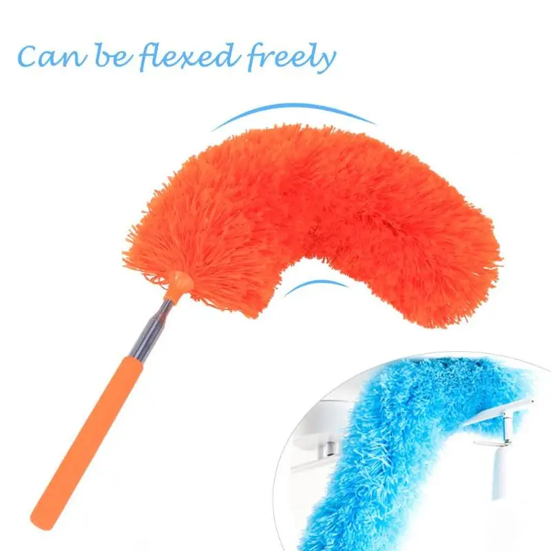 

Adjustable Microfiber Dusting Brush Extend Stretch Feather Household Duster Air-condition Car Furniture Household Cleaning Brush