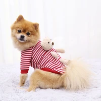 pet products dog clothing coat jacket sweater cute teddy bear doll clothes for yorks pet dog costume clothes for small dogs