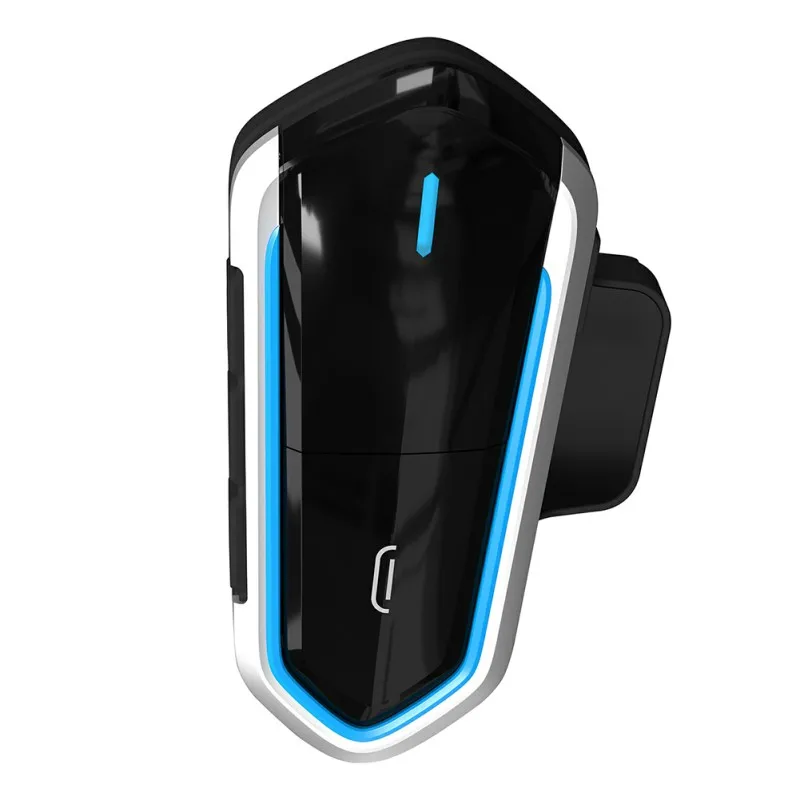 QTB35 Водонепроницаемая bluetooth-гарнитура для мотоцикла мотоциклетный шлем беспроводная гарнитура с Bluetooth наушники аксессуары - Цвет: Синий