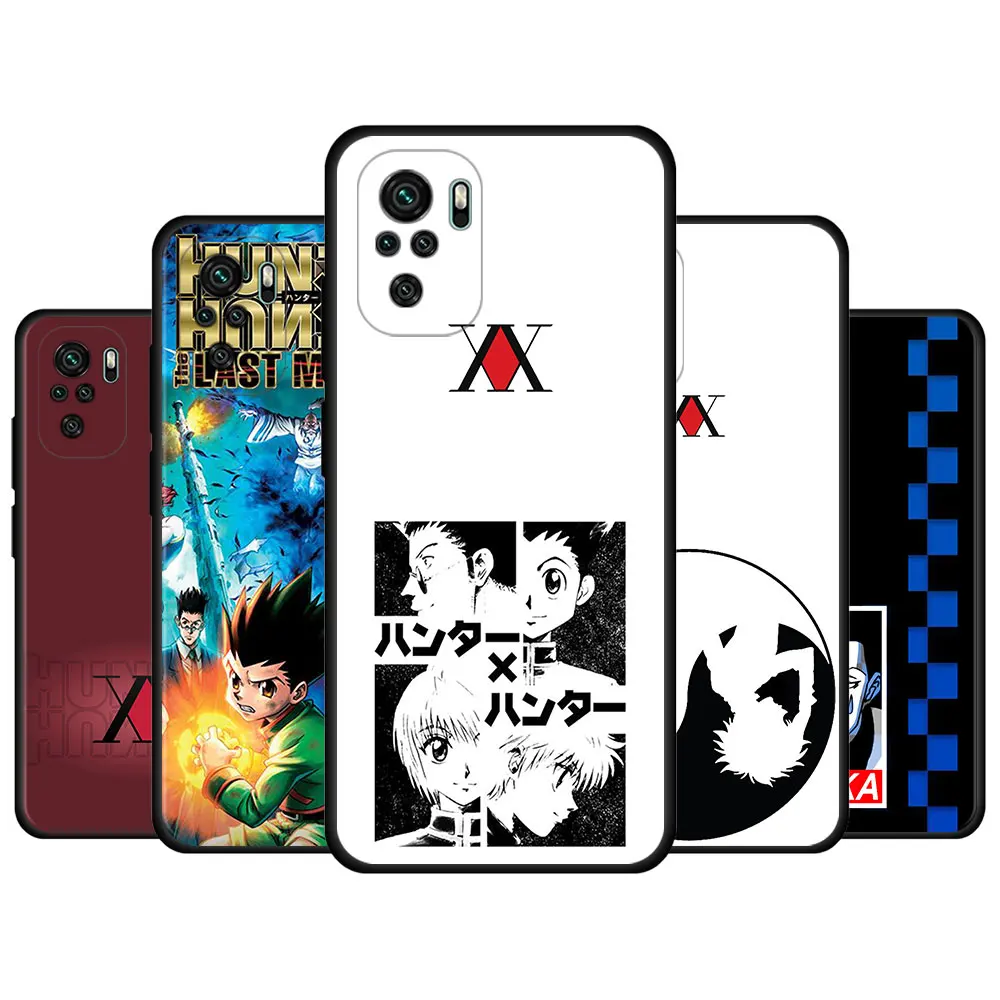 

Hunter X Hunter Anime Phone Case For Xiaomi Redmi Note 9 9S 8 10 7 8 8T 10 9 9T 10 Pro Max 5G 8 2021 Cover Smartphone Coque