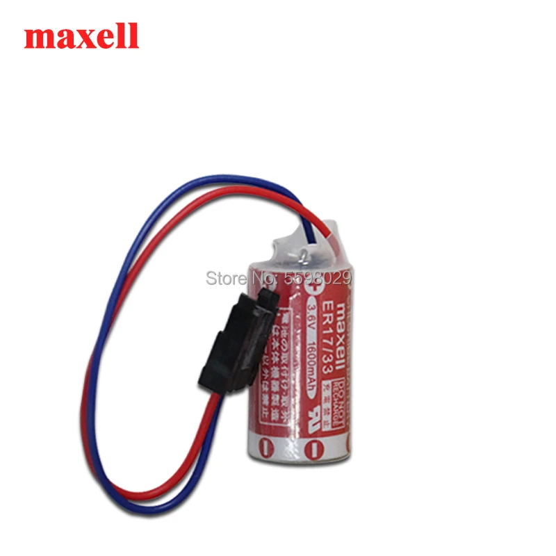 5 шт./лот Новый Maxell ER17/33 ER 17/33 3 6 V 1600mah PLC Промышленный контроль литиевых батарей с