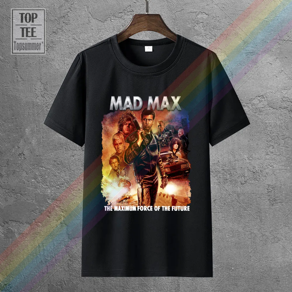 

Mad Max 1Maximum Force Movie Poster Mens T-Shirt Streetwear Harajuku Tshirts Designer T Shirt O Neck T Shirts Xxxxl