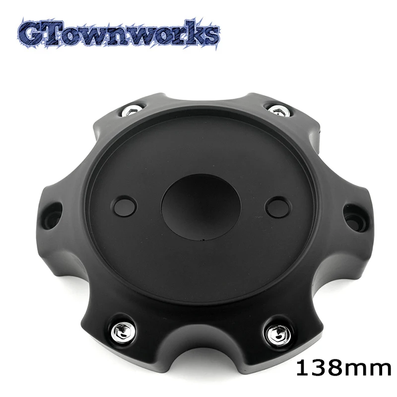 

1pc 138mm Universal Car Wheel Center Hub Caps Styling C815402 Decoracion Matt Black ABS