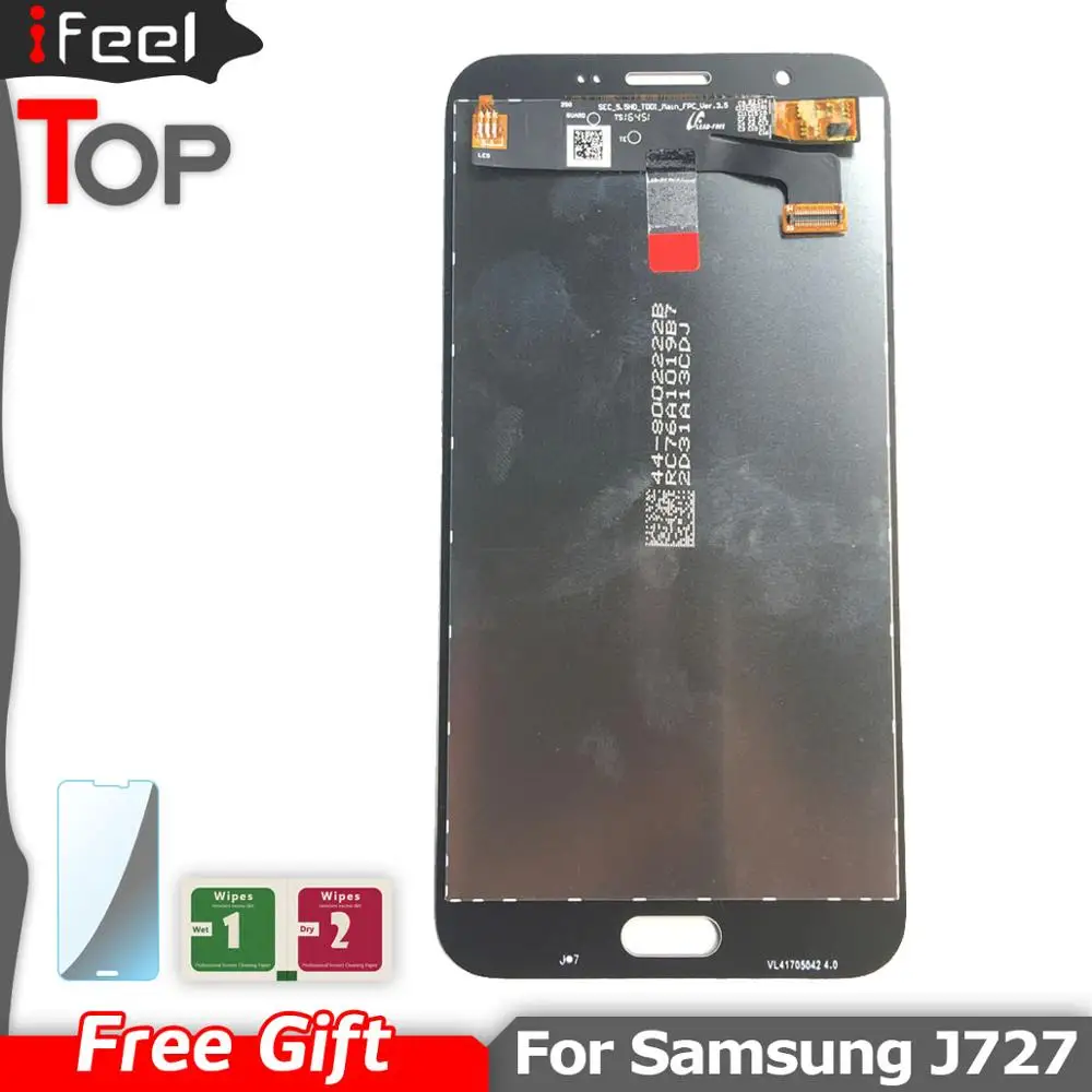 AMOLED телефон lcd s для Samsung Galaxy J7 2017 J727 SM J727P J727V J727A ЖК дисплей сенсорный экран панель