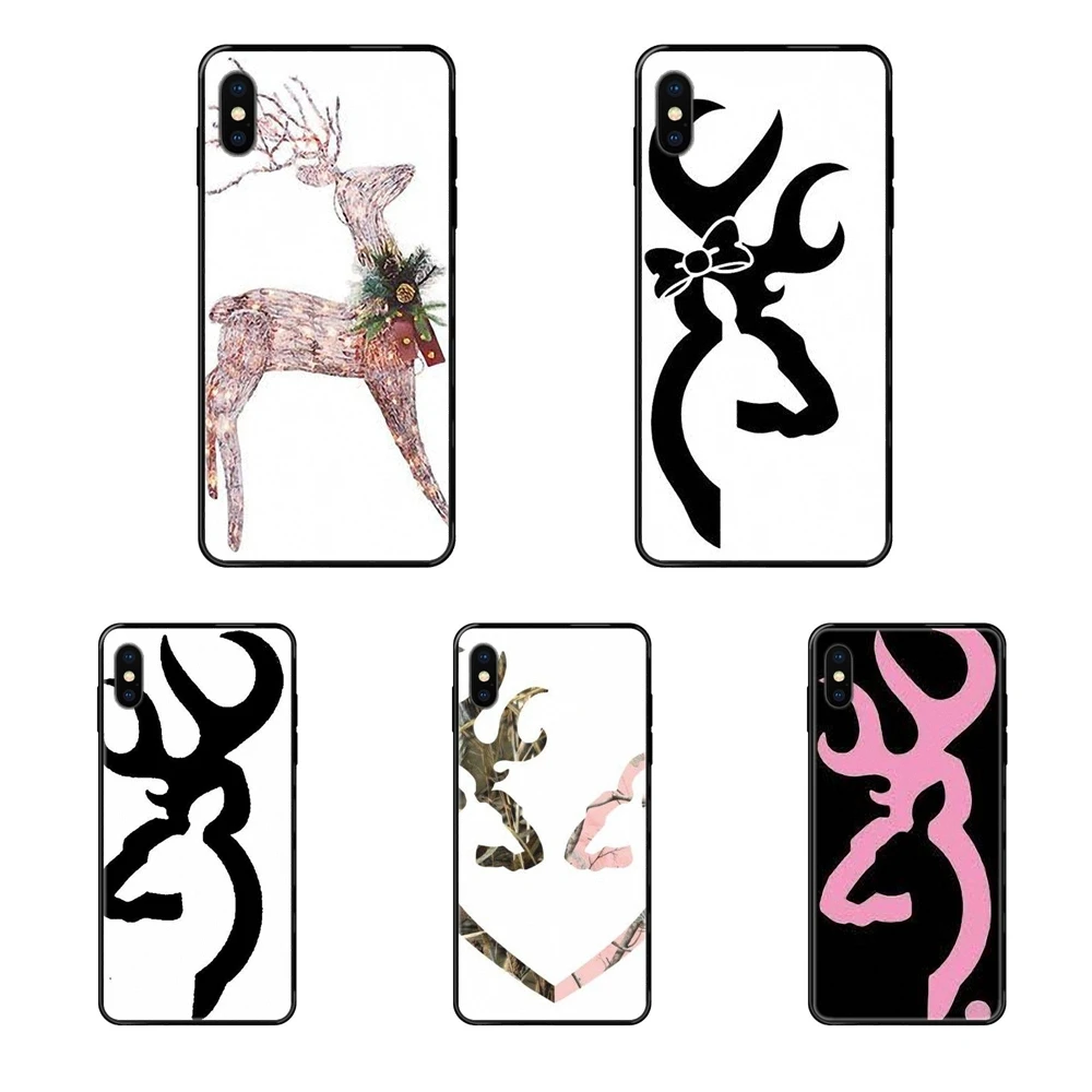 Очаровательный для Xiaomi Redmi 3S 4X 4A 5 5A 6 6A 7 7A 8 8A 8T 9 9A K20 K30 S2 Y2 Pro Plus Ultra Pop Browning Deer черный