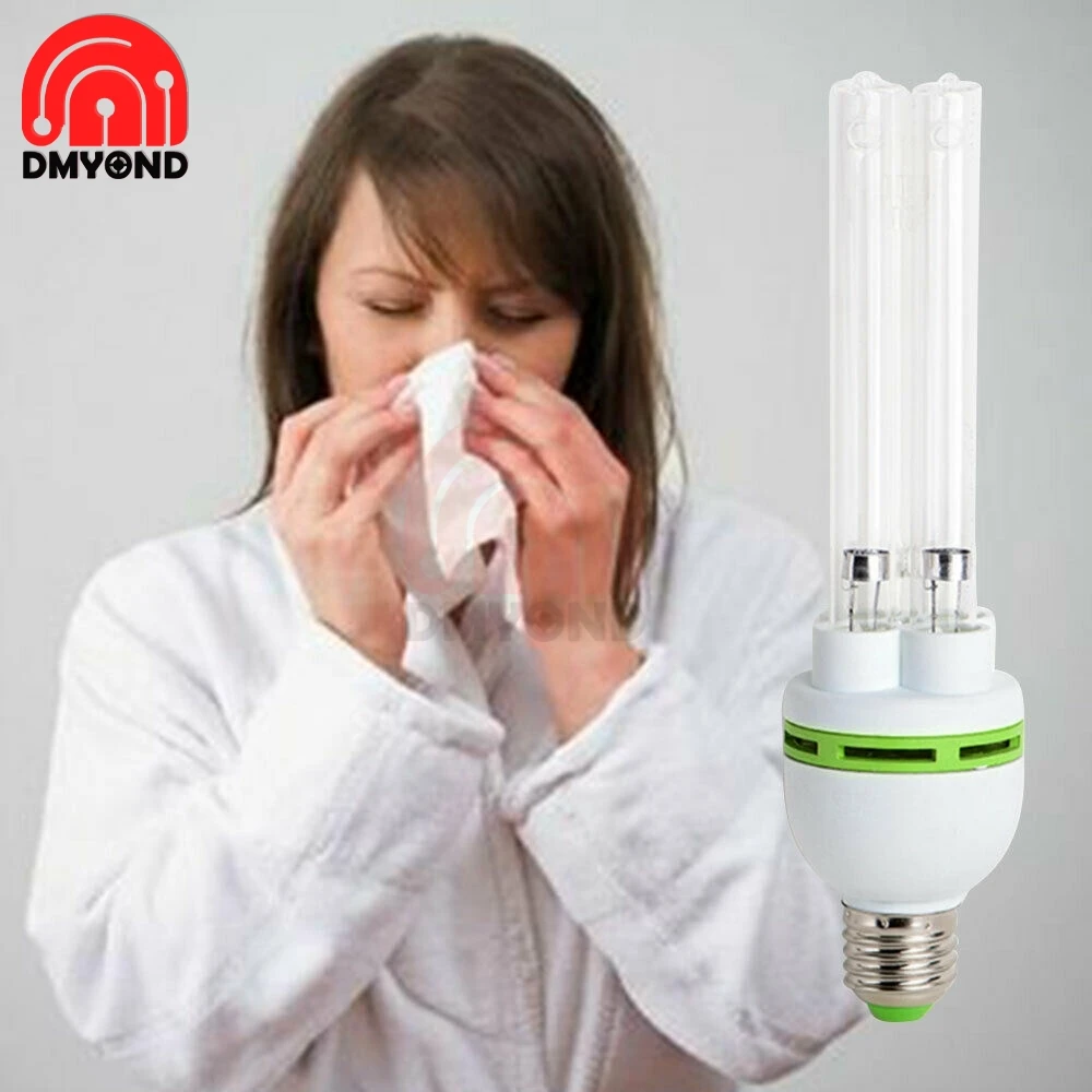 

Quartz UVC Germicidal Sterilization CFL Lamp bulb Ultraviolet Light E27 220V for Disinfect Bacterial Virus Mites Health Care