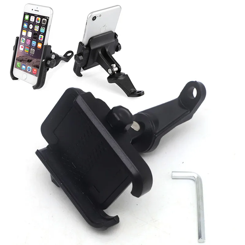 

Motorcycle handlebar mirror GPS navigation fixed bracket mobile phone navigation bracket anti-shake