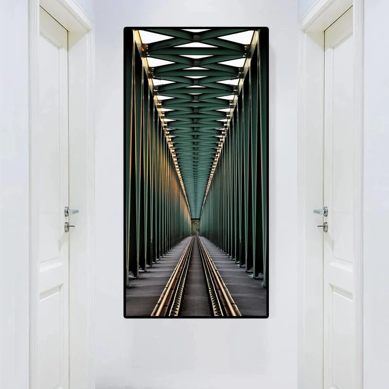 Абстрактный пейзаж пространства геометрии холст живопись стены искусства постеры печати картин для гостиной дом Cuadros декор на.