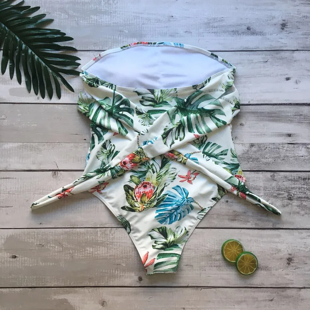 

Swimwear Push Up Beach Women Floral Print Bikini Set Swimming Two Piece Swimsuit 2021s Swimwear Beach Suit Lingerie Set