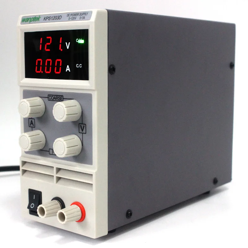 120V 3A постоянного тока Регулируемый Мощность высокой точности регулируемое питание переключатель Питание обслуживания защита Функция KPS1203D