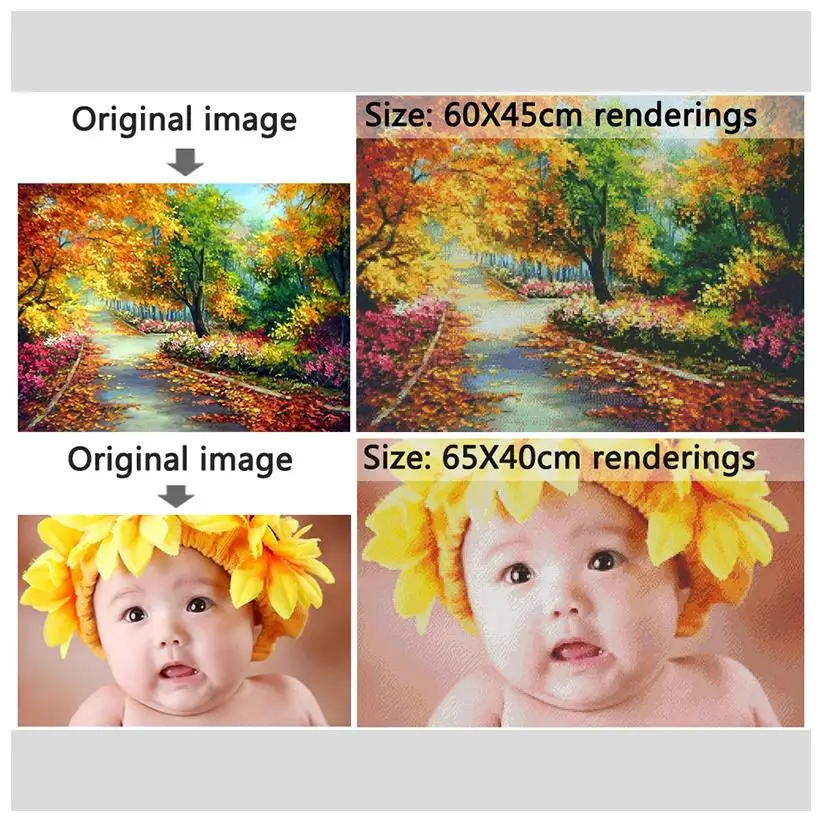 Экономичная DIY 5D Алмазная мозаика пейзажи мечта сад домик картина крестиком