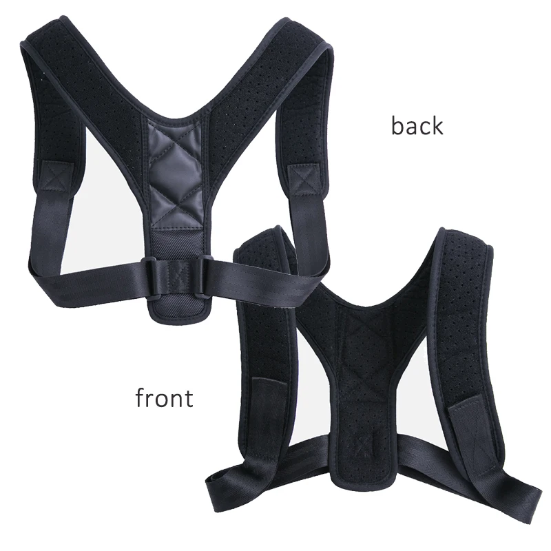 Медицинский плечевой Поясничный поддерживающий Регулируемый Корректор осанки