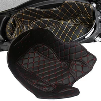 motorcycle nmax155 pu leather rear trunk cargo liner protector for yamaha n max 155 nmax155 2020 seat bucket pad storage box mat