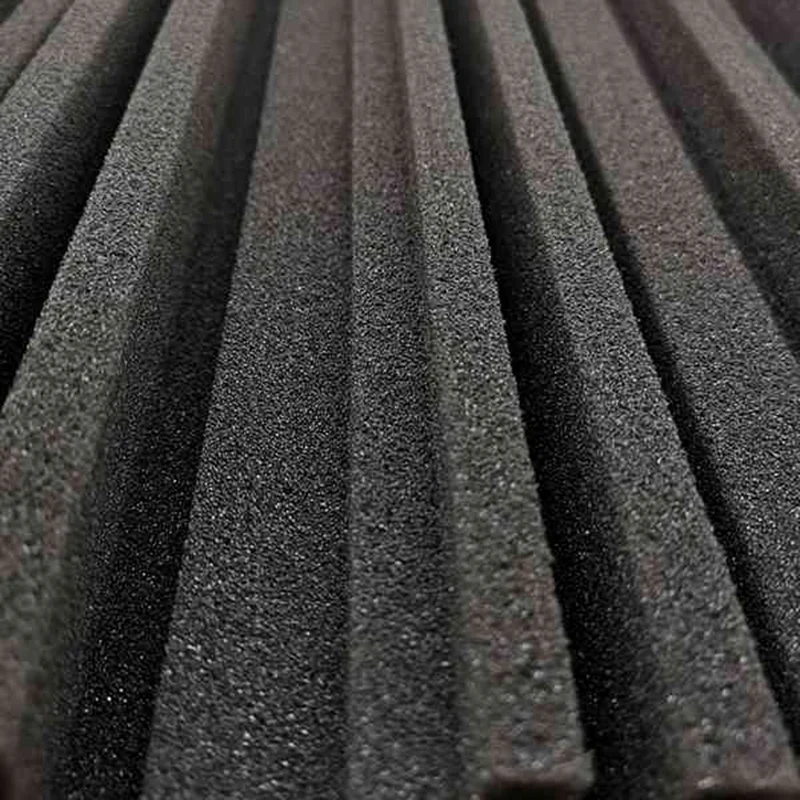 

24Pcs Black Acoustic Foam Panels,Studio Wedge Tiles with 12Pcs Acoustic Foam Adhesive Panels Sound Proof Foam Panels