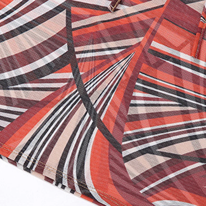 

4 Colors Sexy 2 Pcs Set Ladies Mesh See Through Crop Top Skirt Set Long Sleeve V Neck Bandage Sling Tee Print Mini Skirt Female