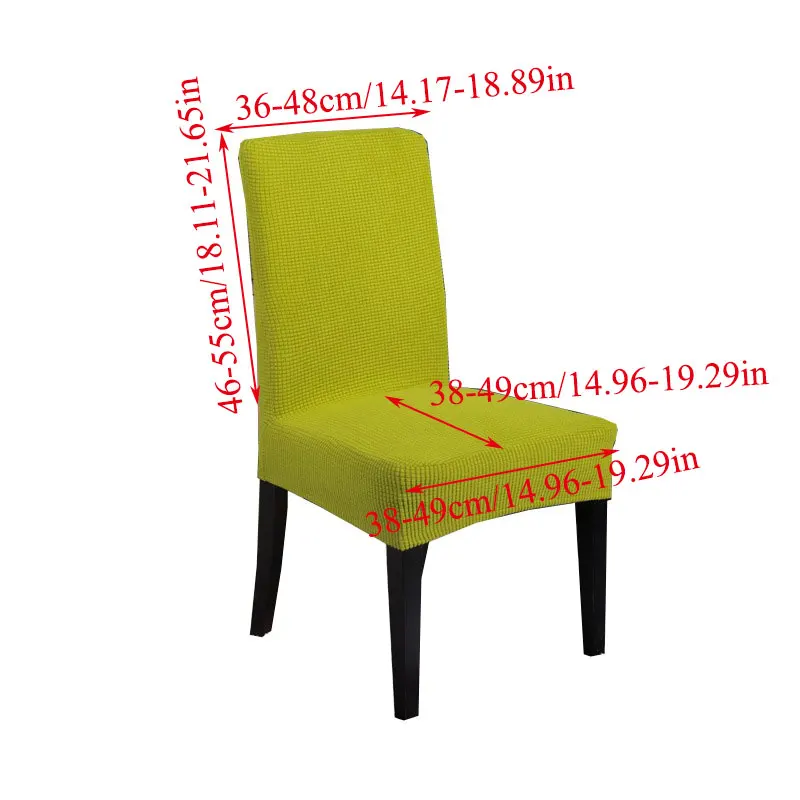 

2021 High Stretch Jacquard XL Size Chair Cover Elastic Chair Covers Spandex For Dining Room/Kitchen/Hotel Party Banquet